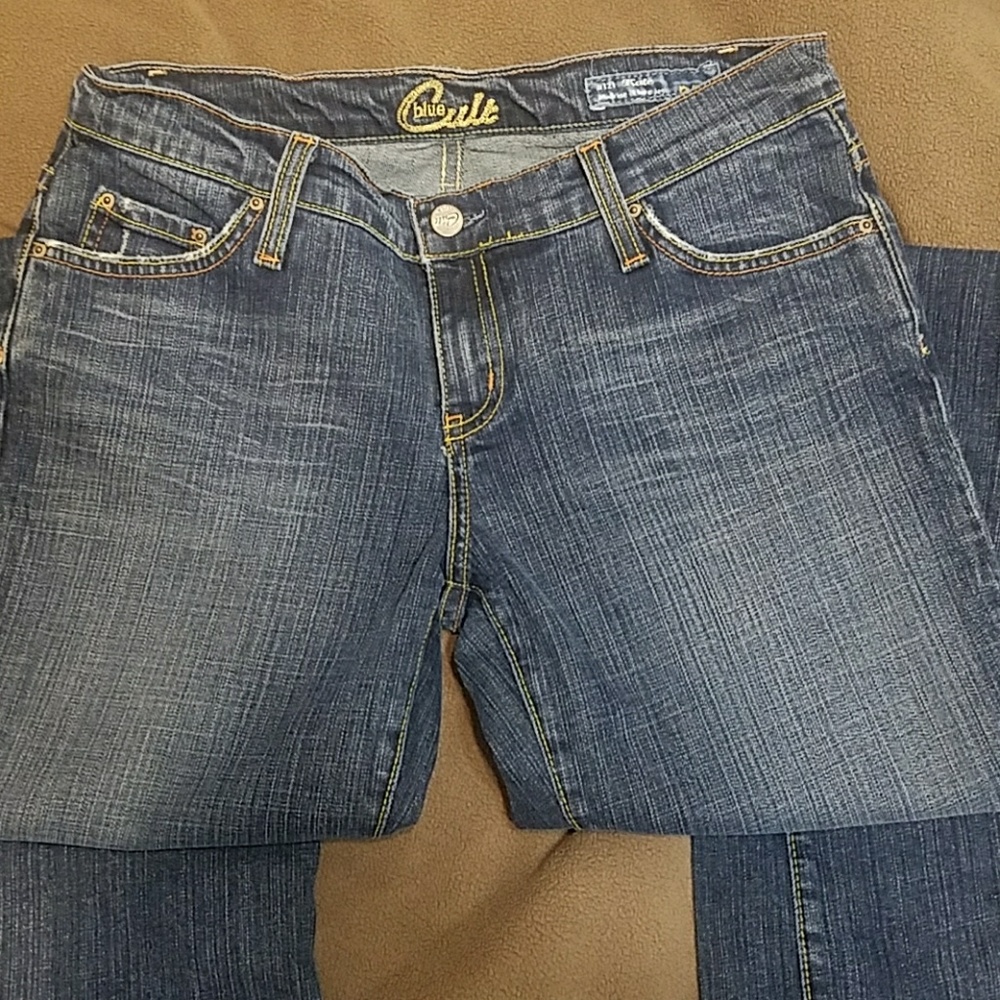 Blue cult "Kate" flare leg jeans
